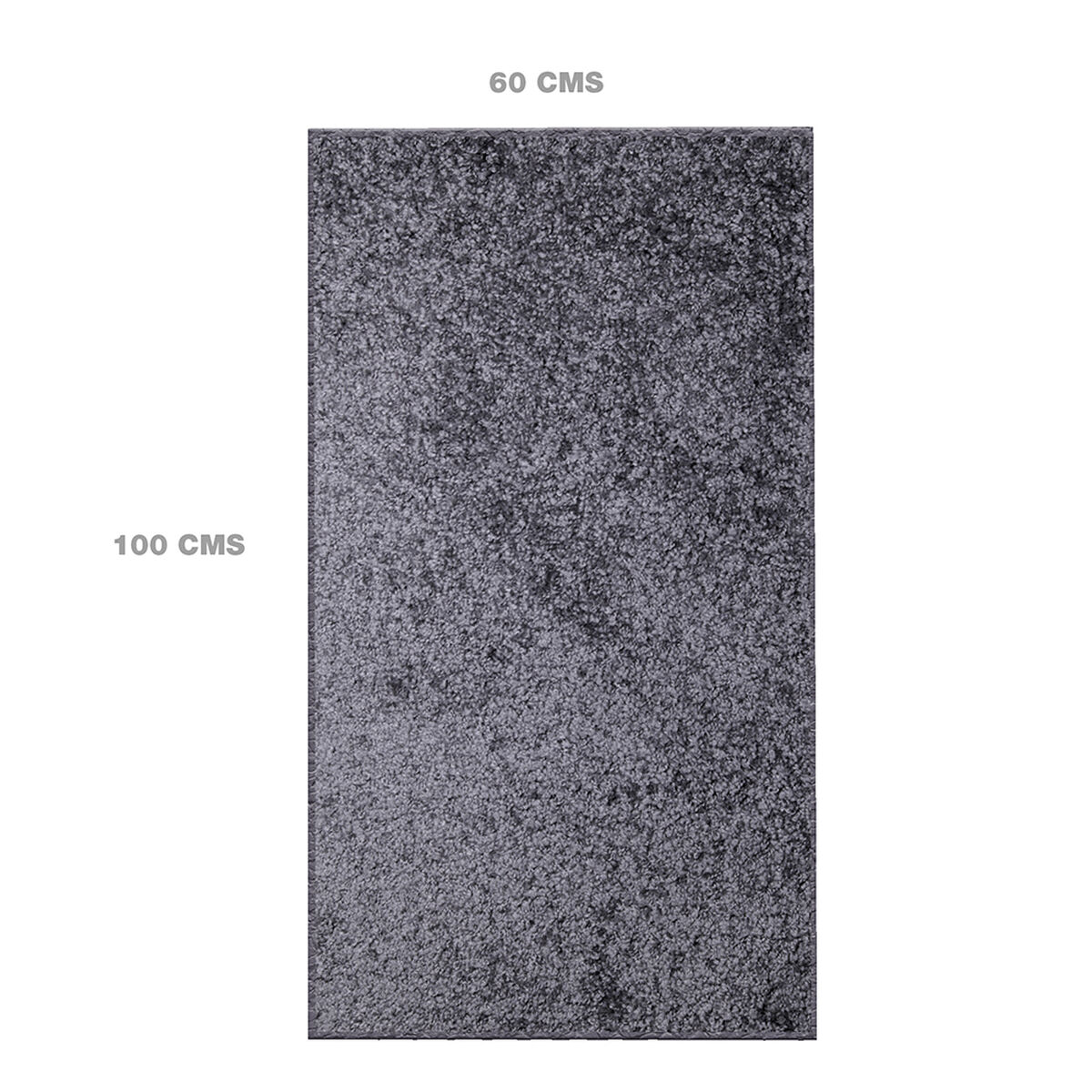 Bajada De Cama Doral Shaggy 100 x 60 cm Gris