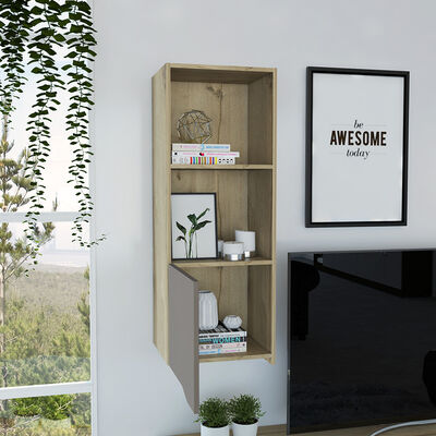 Imagen 2 del producto Mueble Alto Auxiliar TuHome Obregon  Duna y Taupe