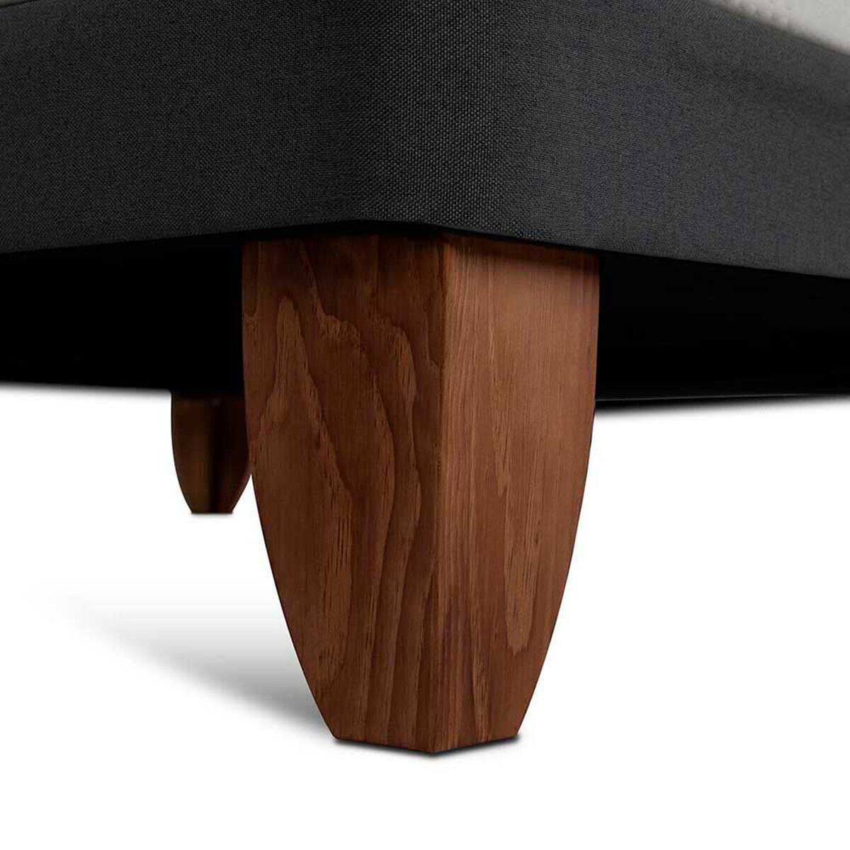 Cama Europea CIC Base Dividida King Ortopedic + Respaldo Milan Negro