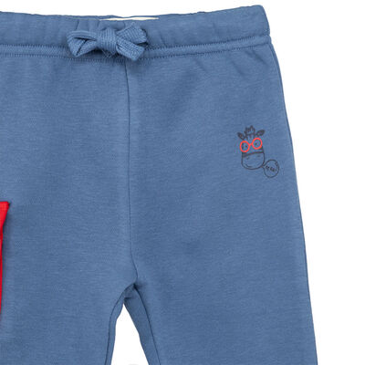 Imagen 2 del producto Pantalón Buzo de Algodón Chess Baby Denim, Grafito, Gris, Rojo