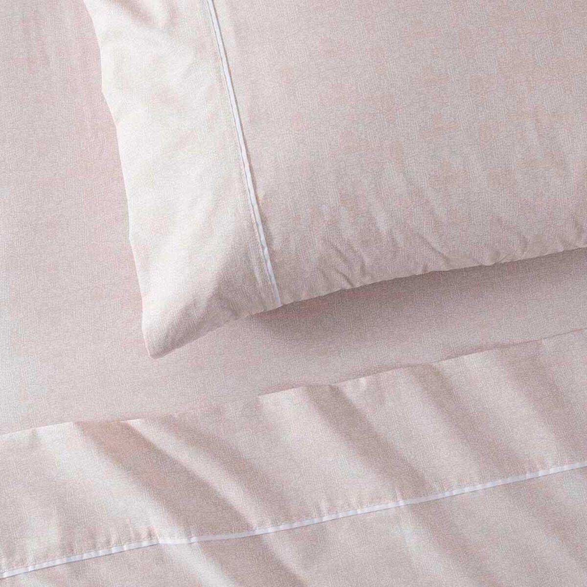 Juego de S&aacute;banas Estampado SoHome 180 Hilos 1,5 Plazas Refined Beige