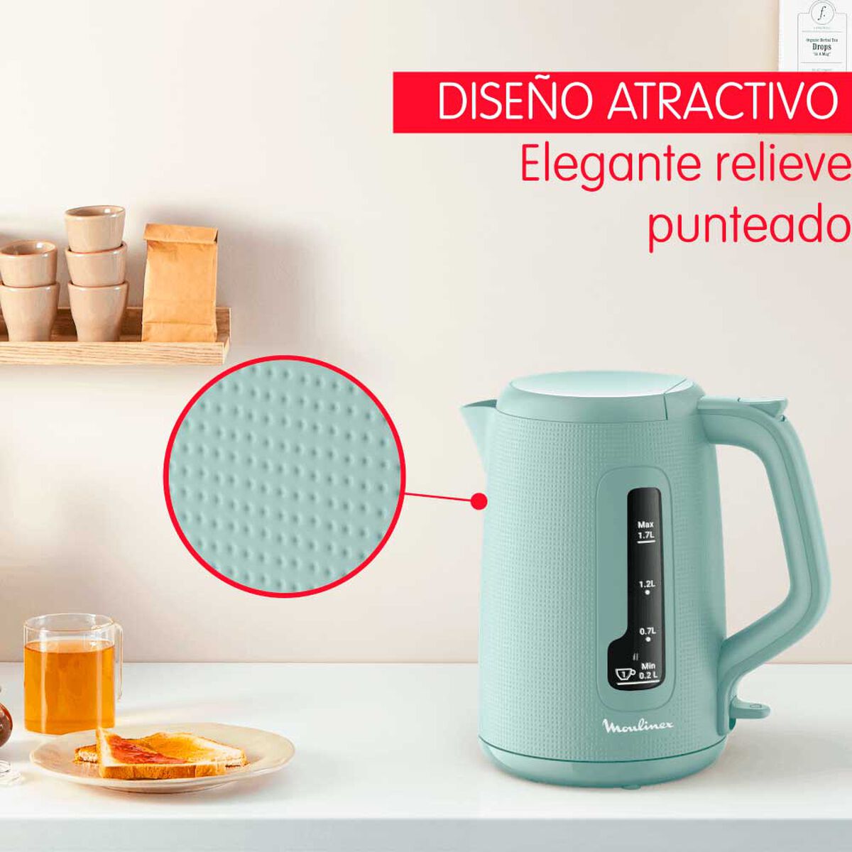 Hervidor Moulinex BY2M1310 1,7 lts.