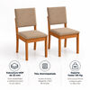 Pack 2 Sillas Roca Lotus Beige
