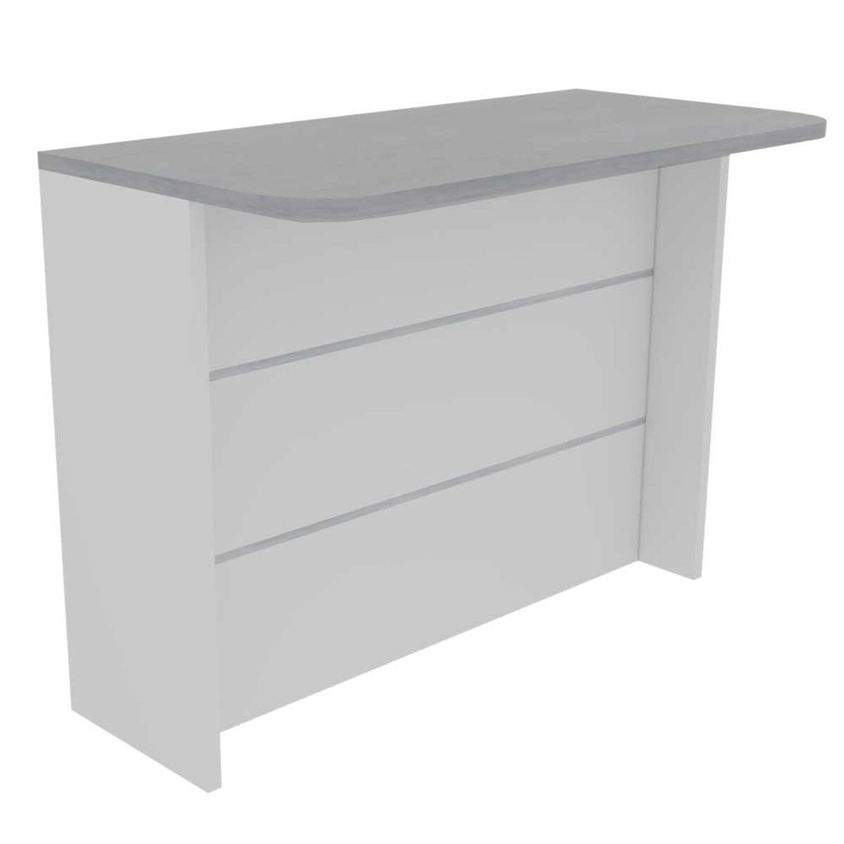 Combo Mueble Microondas + Barra de Cocina + Optimizador TuHome Kitchen Blanco
