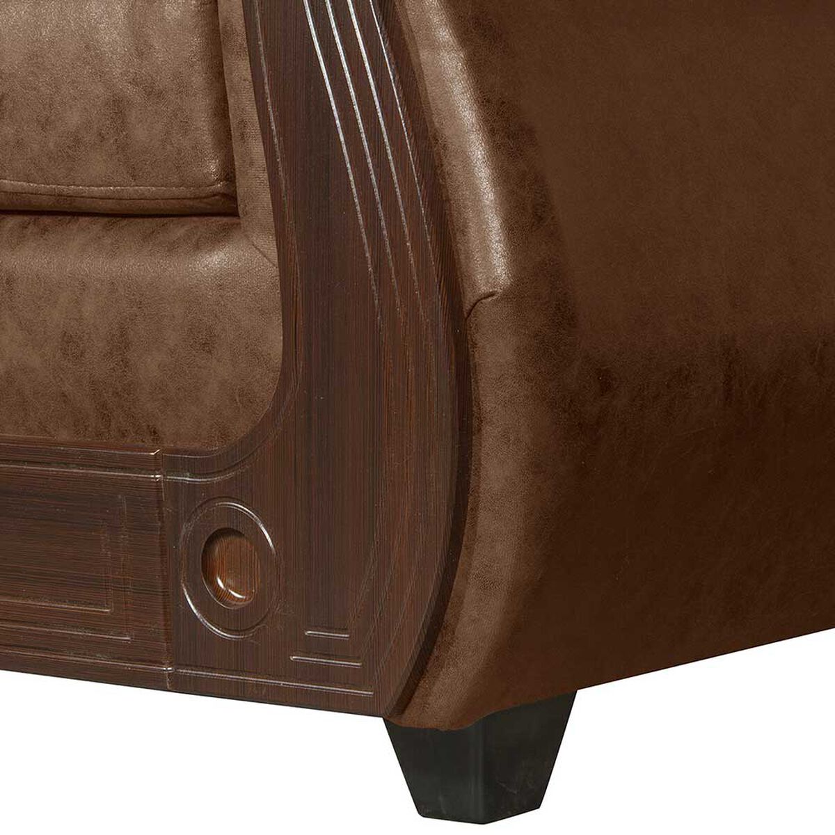 Juego de Living Black Factory Estambul 5 Cuerpos Caf&eacute;