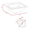Combo Mueble Lavamanos Barcelona + Espejo Genova TuHome