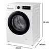 Samsung Lavadora WW10DG5U34AEZS 10,5 kg Carga frontal Color Blanco
