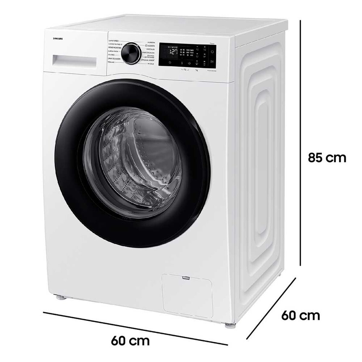 Samsung Lavadora WW10DG5U34AEZS 10,5 kg Carga frontal Color Blanco
