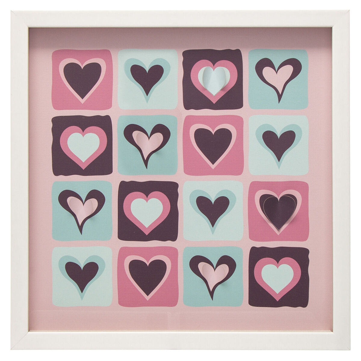 Cuadro Relieve Serie Corazon