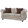Juego de Living Black Factory Emili 6 Cuerpos Beige