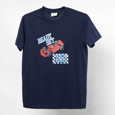 Conjunto Pijama Polera+Short Niño Chess