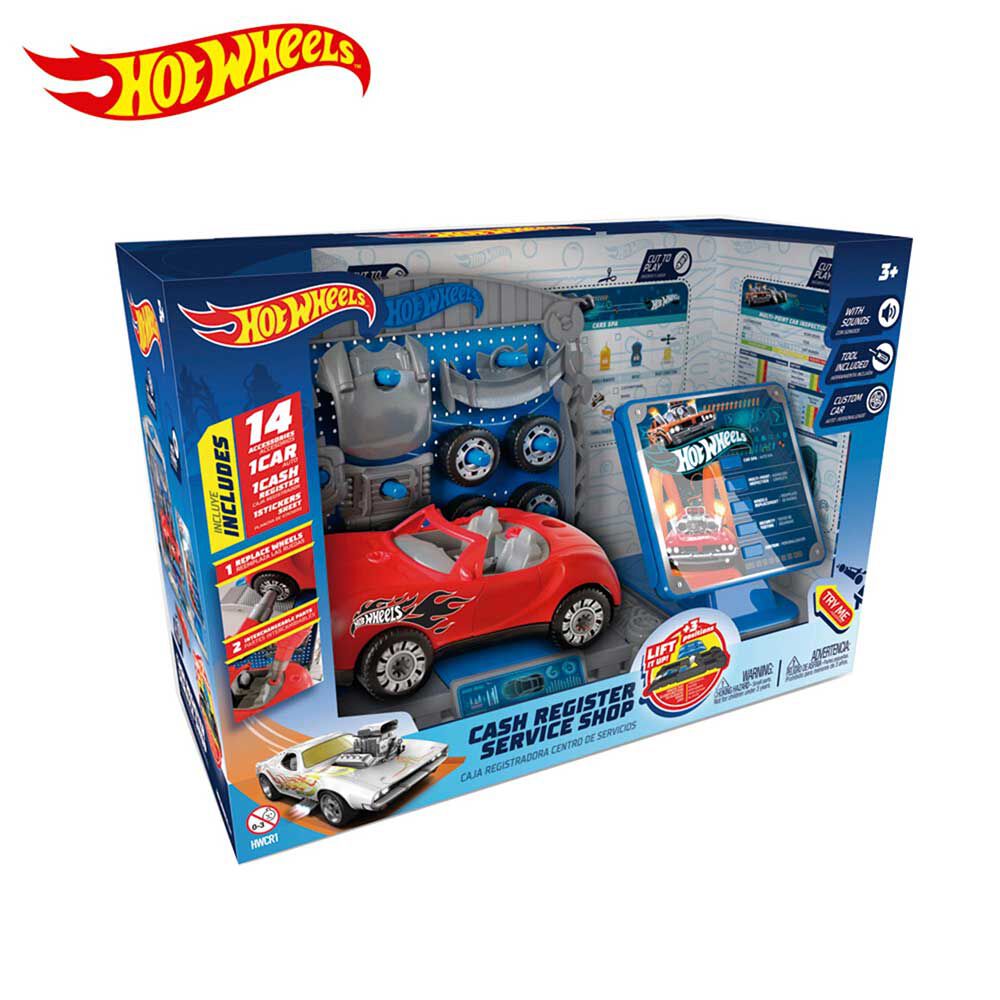 Caja Registradora Centro de Sevicios Hot Wheels