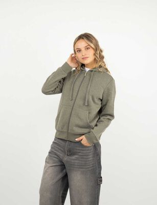 Imagen 1 del producto Polerón Mujer Icono Oliva