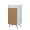 Mueble Lavadero Silcosil Logia Blanco Madera