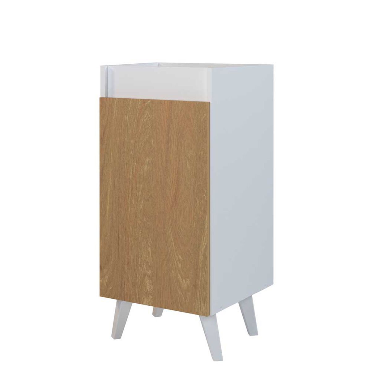 Mueble Lavadero Silcosil Logia Blanco Madera