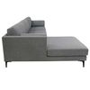 Sofá Seccional Amuv Carraro 3 Cuerpos Gris