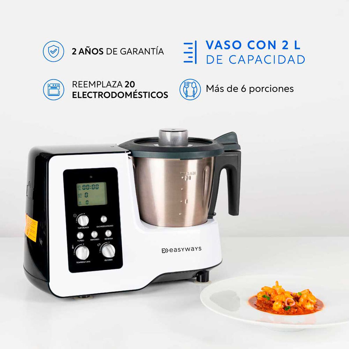 Robot de Cocina Easyways Kitchen Pro 2 lts.