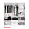Closet Home Mobili Badara 6 Puertas 2 Cajones Caf&eacute;