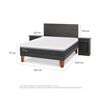 Cama Europea CIC 2 Plazas Ortopedic Advance + Respaldo + 2 Veladores Villarrica
