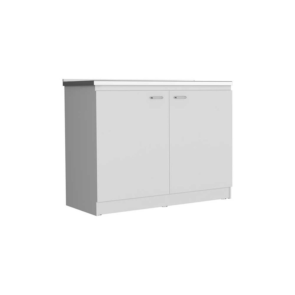 Mueble de Cocina Inferior TuHome Napoles 2 Puertas Blanco