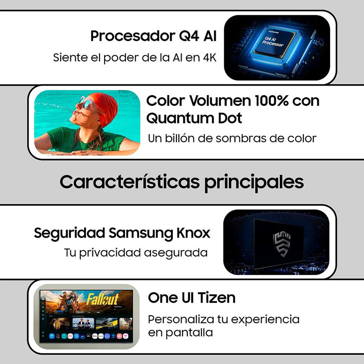 QLED 43" Samsung Q7FA 4K Vision AI Smart TV 2025