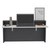 Escritorio Plegable TuHome Wall Plomo/Blanco