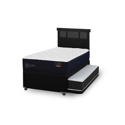 Imagen 2 del producto Cama Nido CIC 1,5 Plazas Premium + Respaldo Dublin Negro