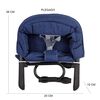 Silla de Comer Eat & Bear Sujeción de Mesa Portable Azul Bebesit