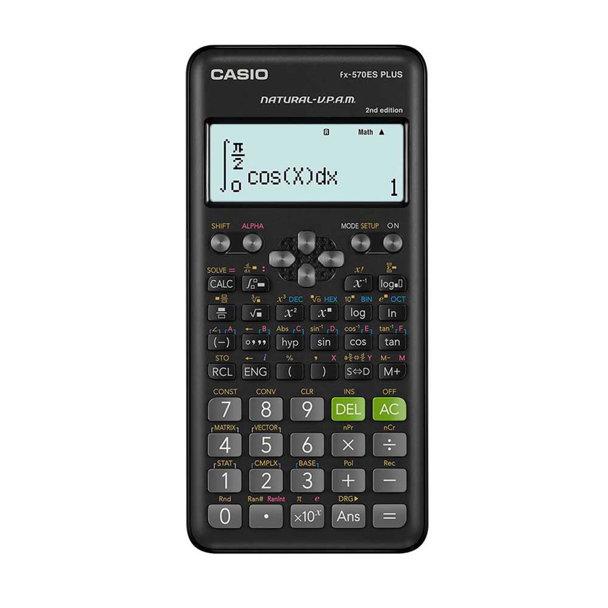 Calculadora Científica Casio FX-570ESPLUS-2 Negra