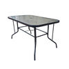 Juego de Comedor Terraza Casanova 6 Sillas Negro