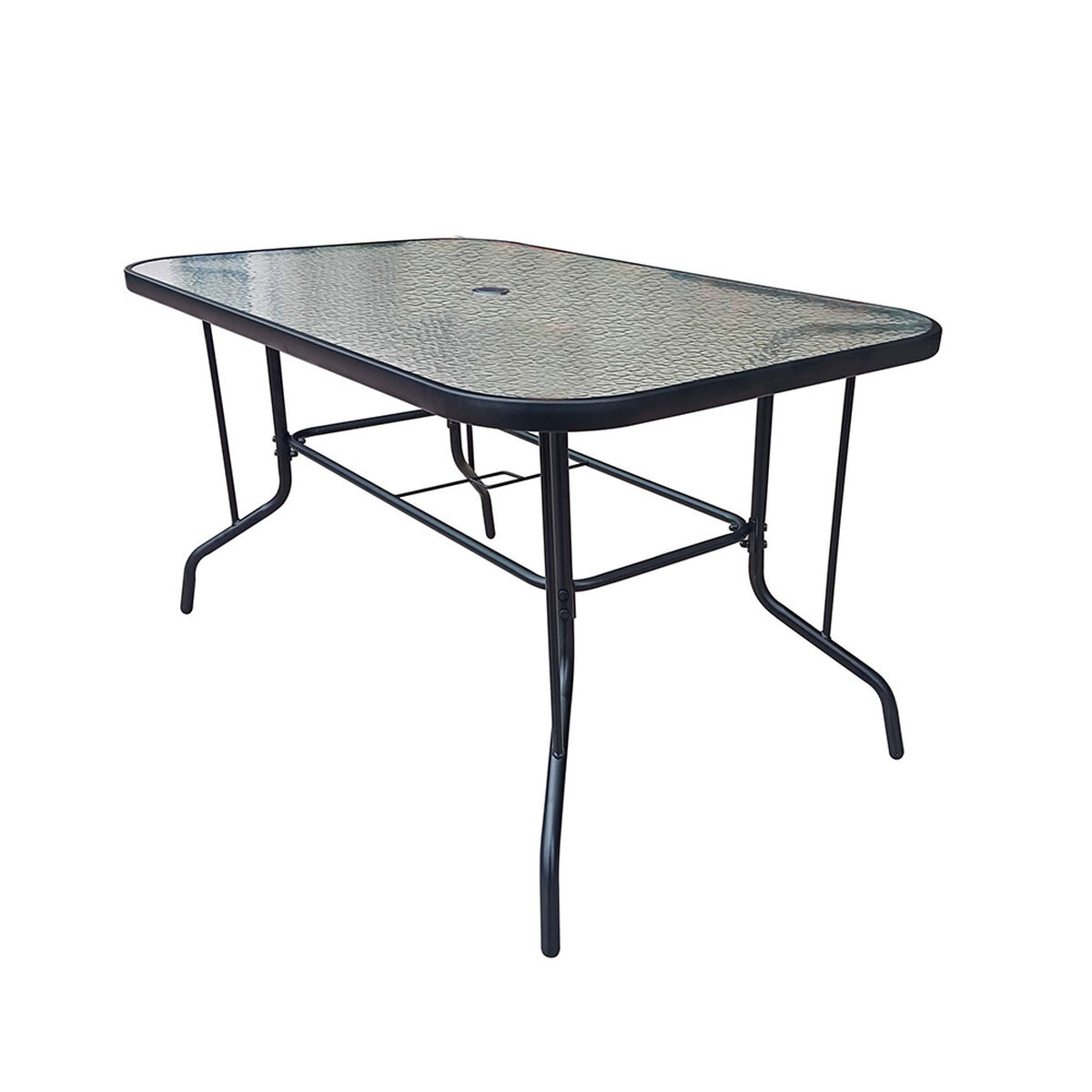 Juego de Comedor Terraza Casanova 6 Sillas Negro