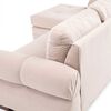 Sof&aacute; Seccional Living Factory Oregon 4 Cuerpos Beige