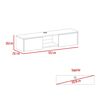 Panel TV TuHome Glen 49" Macadamia