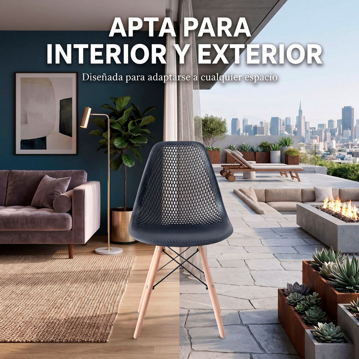 Silla Tuhome Marcus Negra