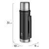 Termo Electrolux Sense To Go 1000 ml Negro