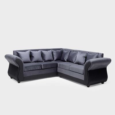 Imagen 2 del producto Sofá Seccional Almore New Irlanda 5 Cuerpos Gris Negro