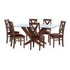 Juego de Comedor Latam Home Alicante 6 Sillas Chocolate