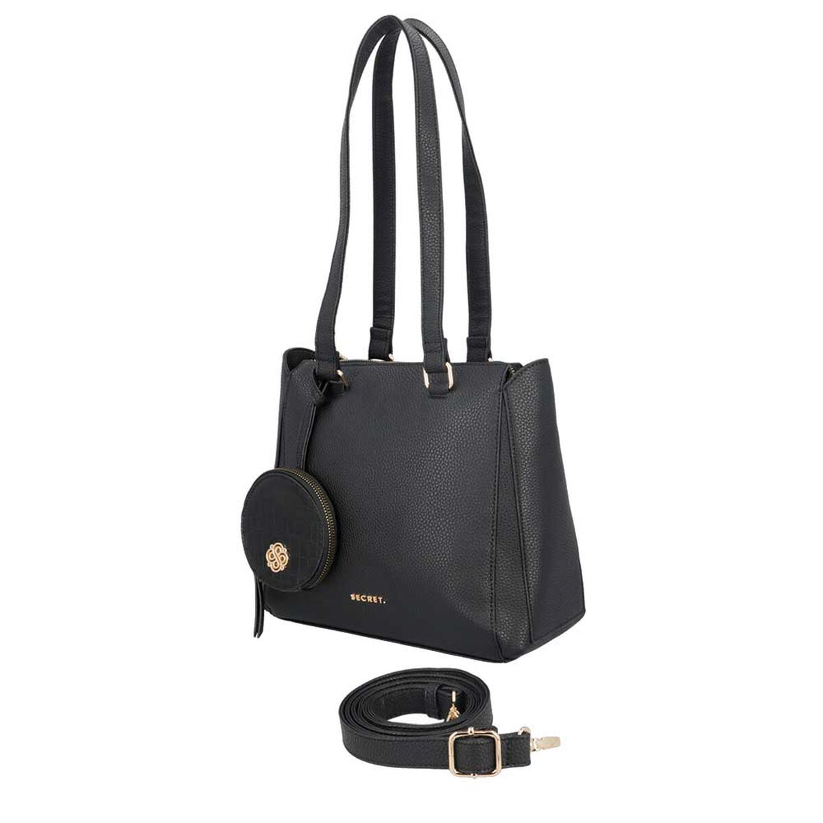 Cartera de Hombro Secret Sofia FW25 L Negro