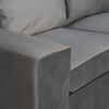 Sofá Seccional Derecho Innovamuebles Mini Senna Felpa 3 Cuerpos Gris