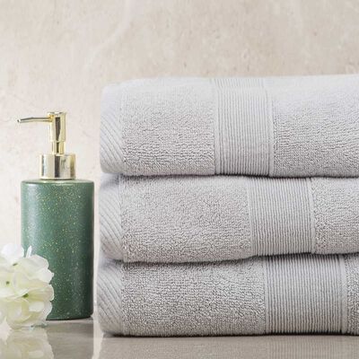Toalla de Baño Zibel Liso 70 x 140 cm Silver
