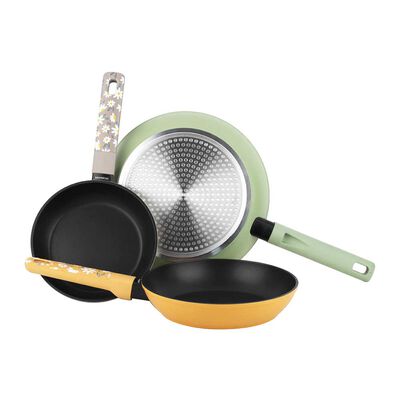 Set 3 Sartenes Marmicoc Flowers 18-22-26 cm