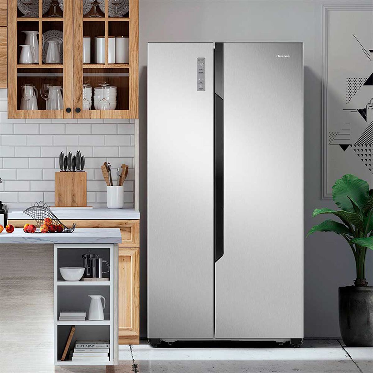 Refrigerador Side by Side Hisense RC-67WS2 509 lts.
