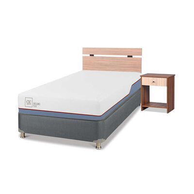 Imagen 2 del producto Cama Americana CIC 1,5 Plazas Excellence Plus + Respaldo + Velador