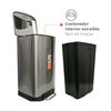 Basurero de Cocina Simplit Iron Pedal Acero Inoxidable 40 lt Gris