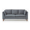 Juego de Living Barra Design Estocolmo Sofá 3 Cuerpos + Dos Sillones 1 Cuerpo Gris