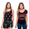 Pack 2 Poleras Mujer Rock Caviar