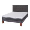Cama Europea CIC 2 Plazas  Ortopedic Advance + Respaldo Eufrates