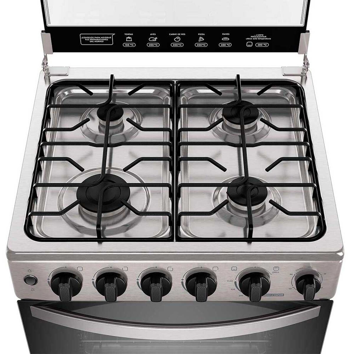 Cocina a Gas Mademsa FM4PSC 4 platos Inox