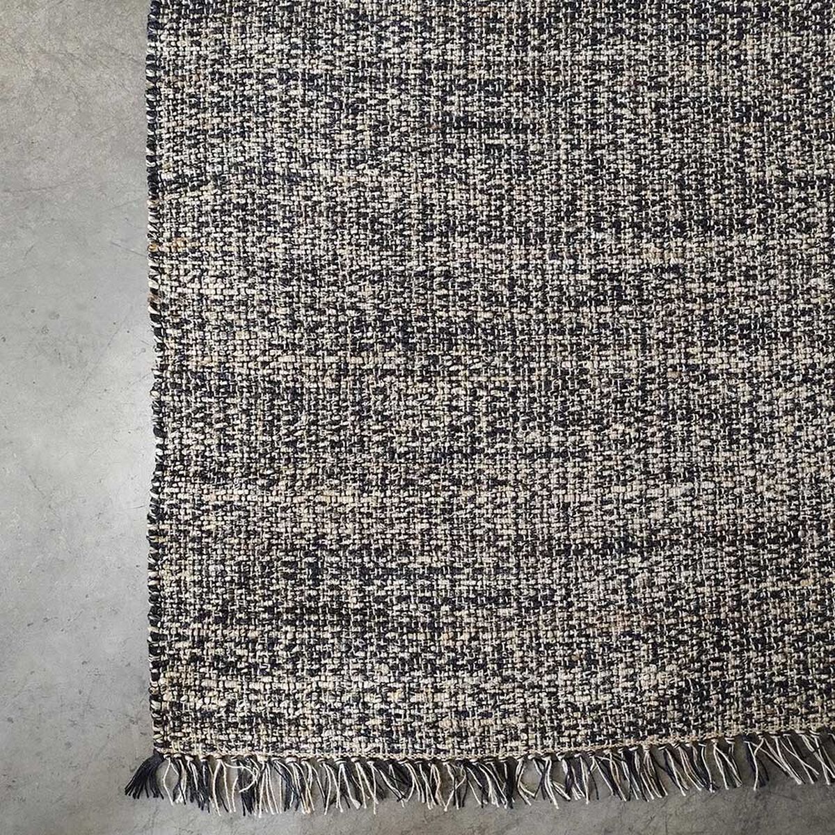 Bajada de Cama Idetex Melange 90 x 60 Negro