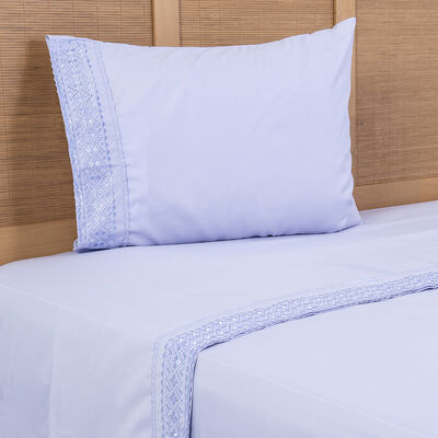 Imagen 1 del producto Juego de Sábanas Plumetti 1,5 Plazas Estampado Damasco